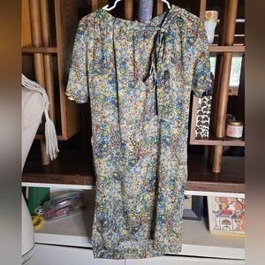 Rachel Roy Floral Short Sleeve Dress Xs NWOT
